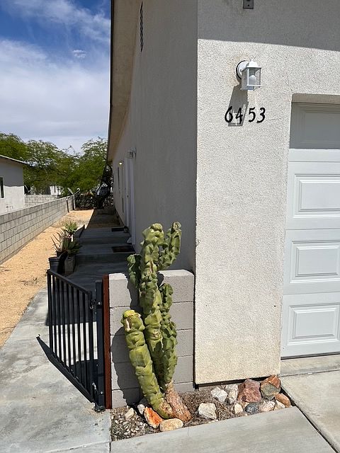 front entrance with gate