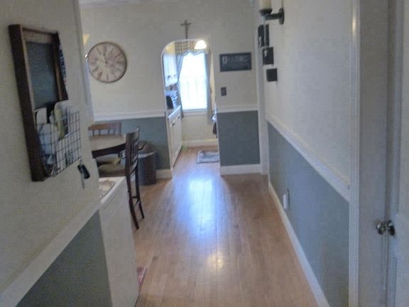 Hall from living to kitchen