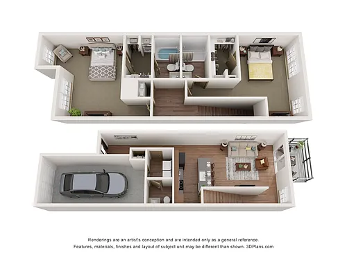 Floor plan B2 - The Everly