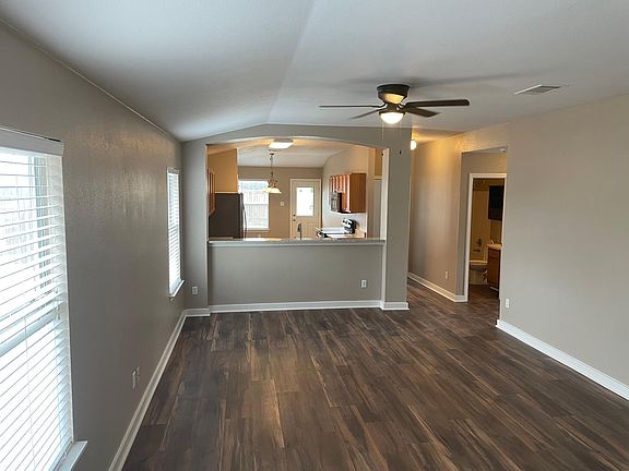 Enter in a sun drenched, open concept living space.