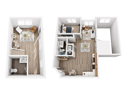 Floor plan Live Work 3 - Renovated