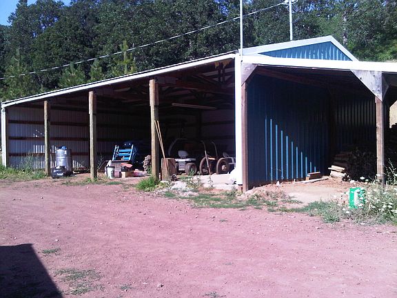 Carport and workshop