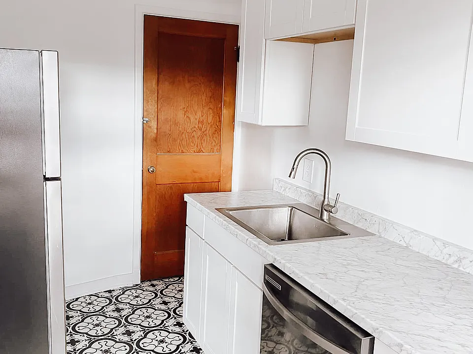 New kitchen (2024), all new everything including cabinets, countertops, appliances, including dishwasher, floor, sink, faucet.