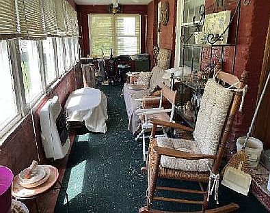 Enclosed front porch