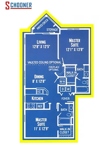 Floor plan Schooner