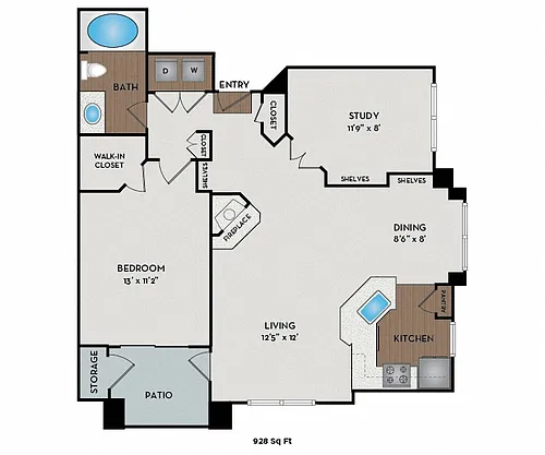 Floor plan Travertine