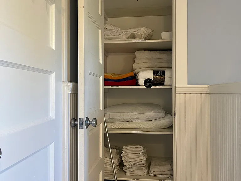 Linen Closet within Master Bathroom