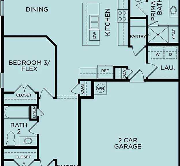 Redbud Floor Plan Redbud Floor Plan