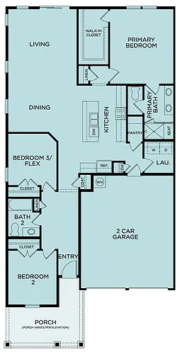 Floor plan Redbud