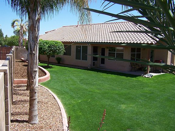 A park in the back yard