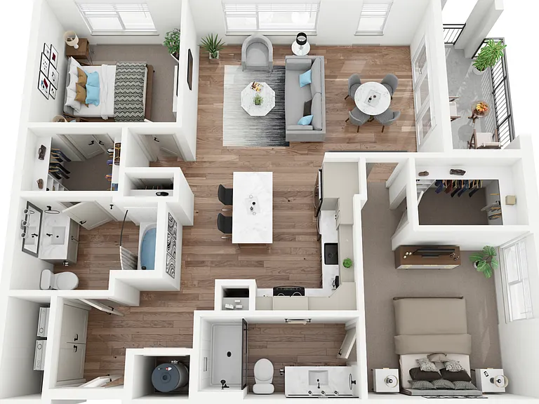 B2 floor plan The Easley
