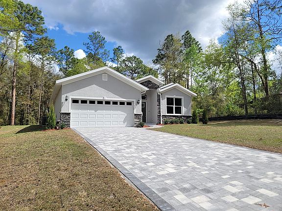 Pavered driveway