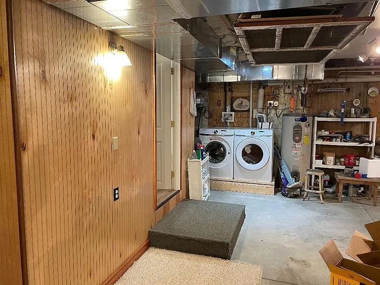 Bathroom Door and Laundry