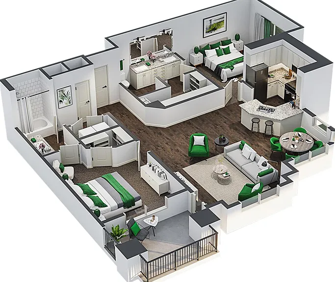 The Villas at Ridgeview Falls Apartments — Photo 41