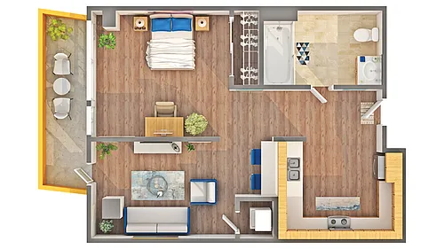 Floor plan Seaside II - S7