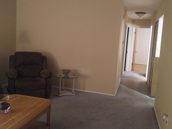 living room and hallway