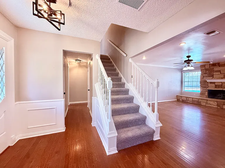 Entrance and living room view
