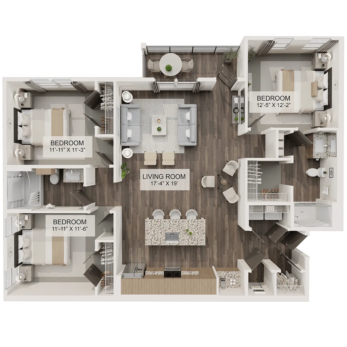 Floor plan The Anastasia (C2)