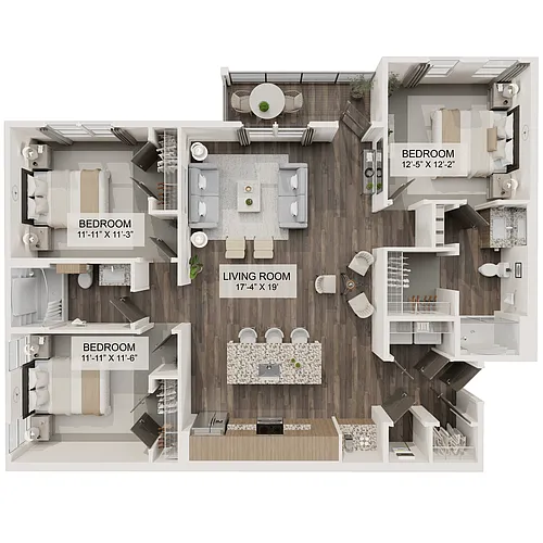 Floor plan The Anastasia (C2)