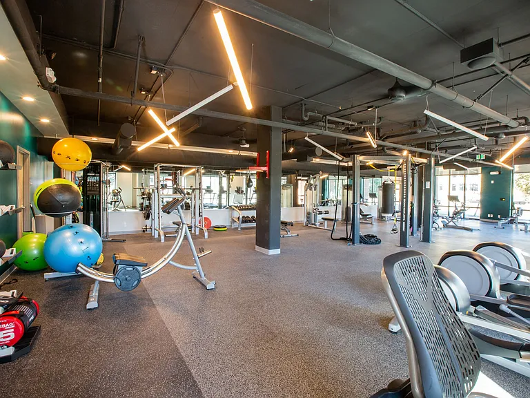 2,300 Square Feet Fitness Center