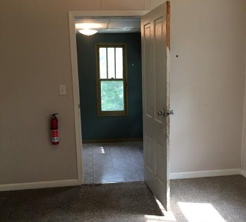 Dining room door open to the mudroom.