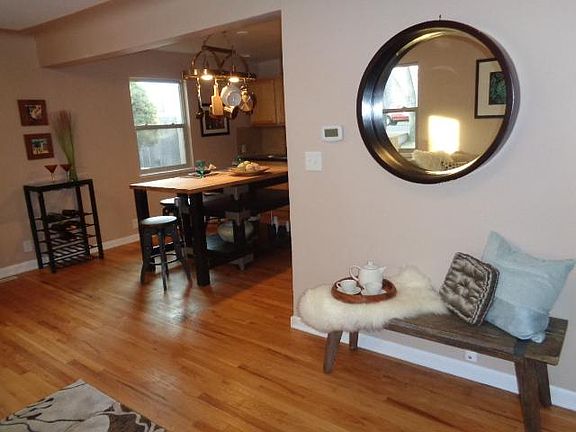 Living room open to kitchen