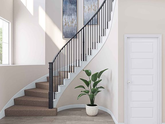 Representative Only Goldeneye Plan Foyer Stairs