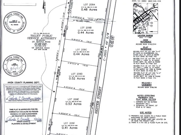 Hester St, Graniteville, SC 29829