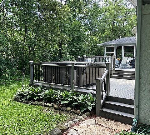 Multi-level lower deck