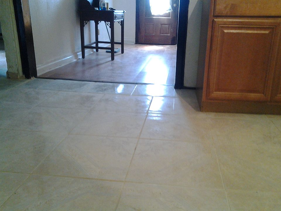 kitchen opens up to living r