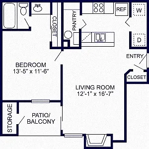 Floor plan 1A