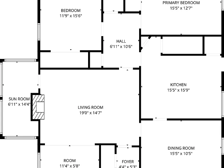 2D floor plan