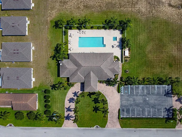 Community Club House with View of Community Pool