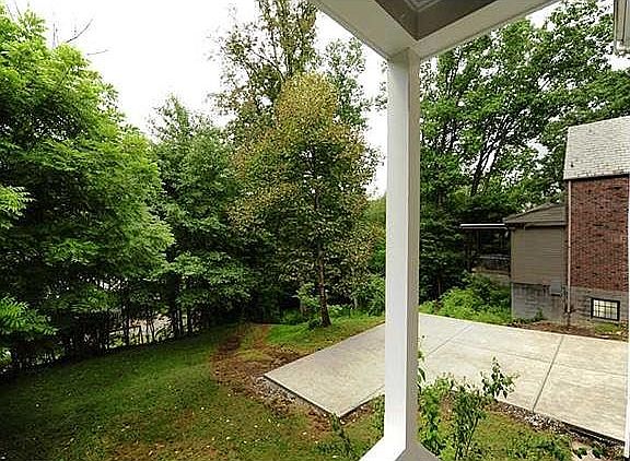 Newer concrete driveway