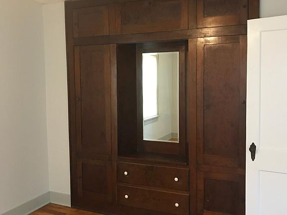 Bedroom with built ins