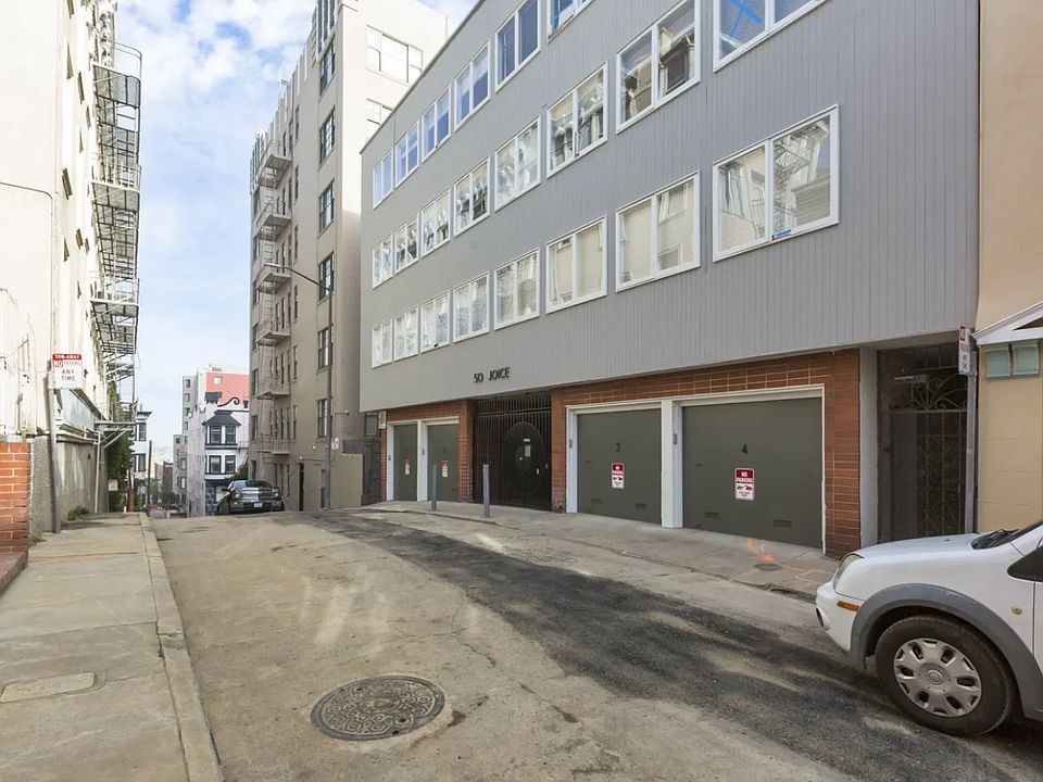 Side exterior view of the apartment building at 50 Joice St, San Francisco, CA 94108, United States