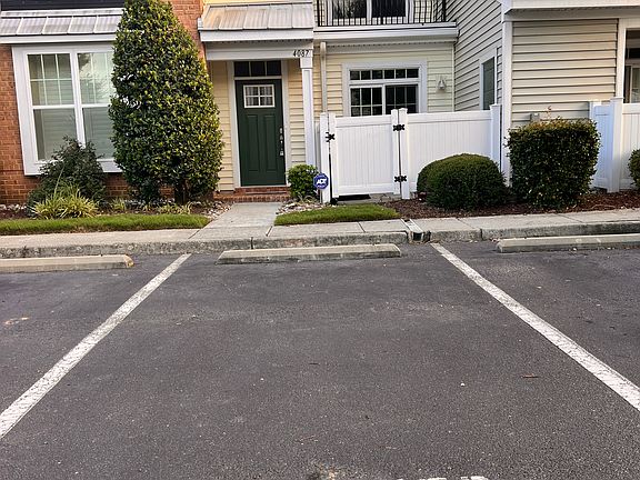 Reserved parking spot