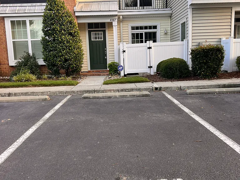 Reserved parking spot