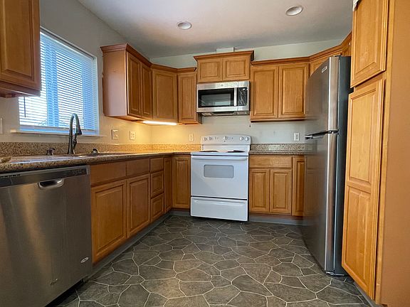 What's for dinner? Plenty of options with updated amenities and lots of storage space.