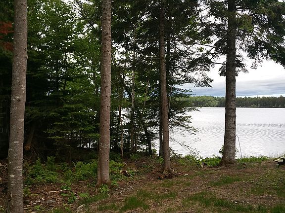 View left side facing pond