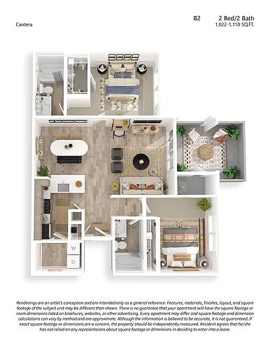 Floor plan B2