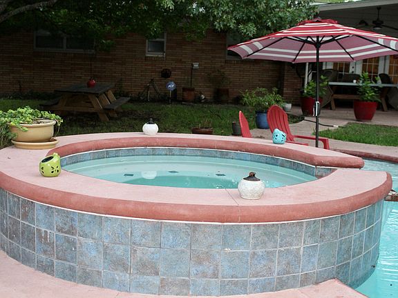 Back yard jacuzzi