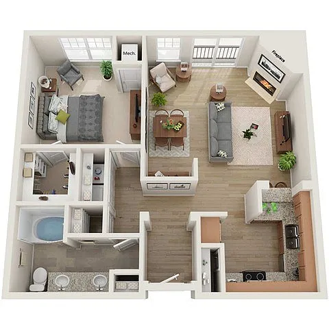 Floor plan Aldridge
