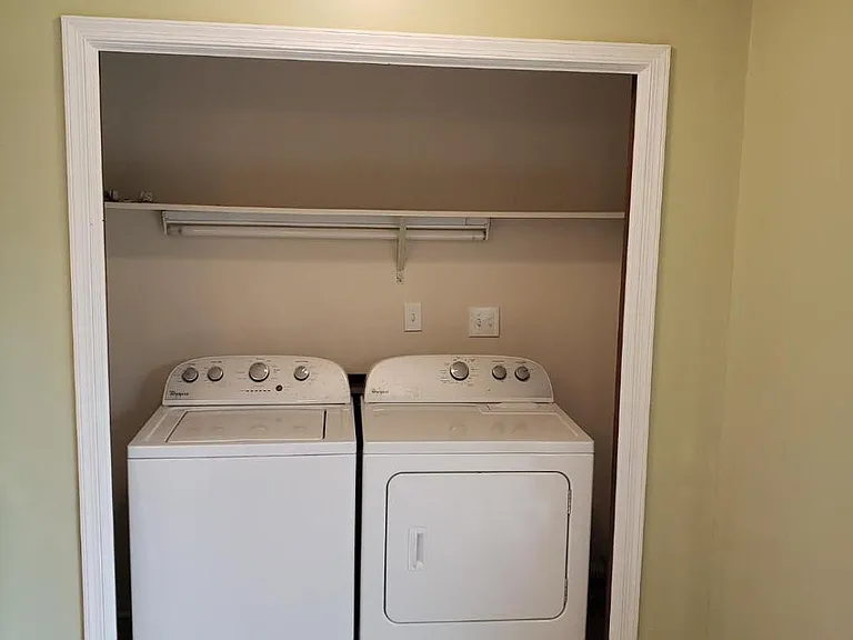 Laundry closet in Kitchen