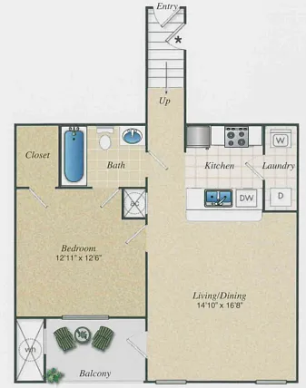 Floor plan A1U