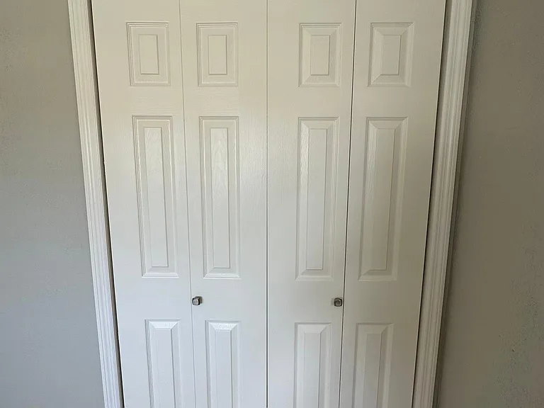 Double Bi-Fold Closet in Bedroom 1