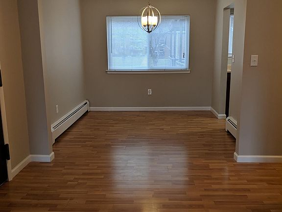 Beautiful dining room/new chandelier
