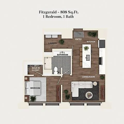 Floor plan A13 - Fitzgerald