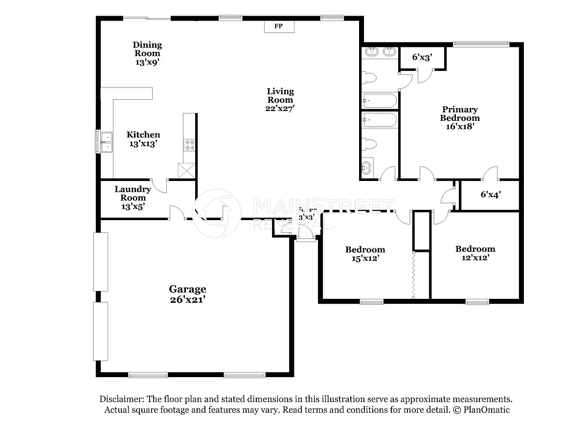 Floor Plan - 130 Huntcliff Ct