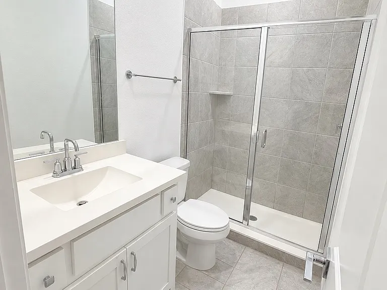 Second Bathroom with standing shower in First floor